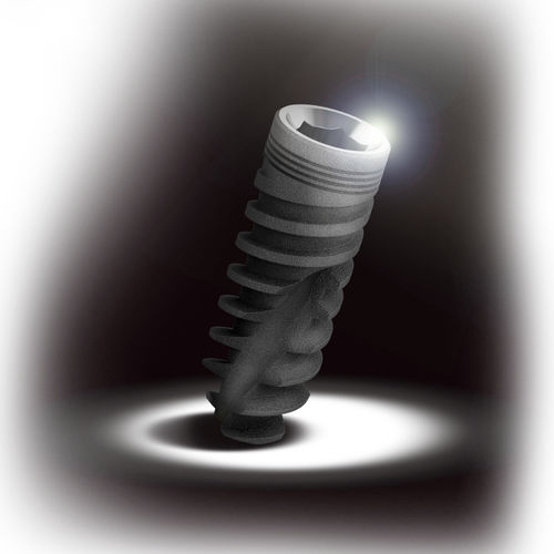 Конический зубной имплантат - SPR - Biotec Dental Implant Development GmbH - из титана / внутренний шестиугольник / спиральный