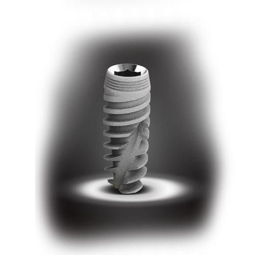 Цилиндрический зубной имплантат - SPTT - Biotec Dental Implant Development GmbH - из титана / внутренний шестиугольник / саморез