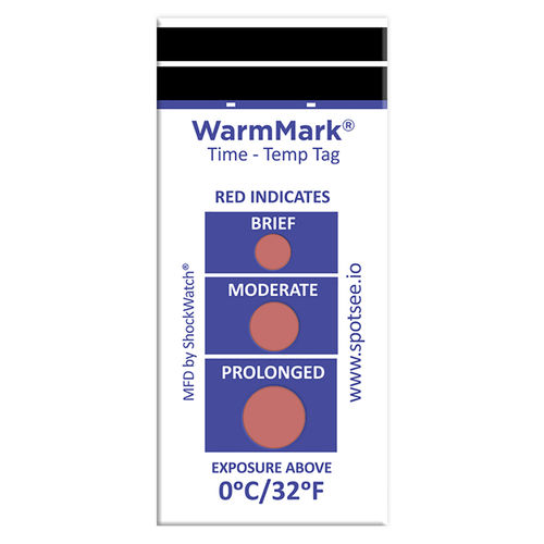 Биодиндикатор для измерения температуры - WarmMark - SpotSee - для лабораторий / для сельского хозяйства и пищевой промышленности / для фармацевтической промышленности