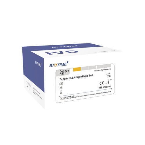 Экспресс-тест на инфекционные заболевания - The Dengue NS1 - Xiamen Biotime Biotechnology Co., Ltd. - на малярию / на антигены / лактатдегидрогеназа