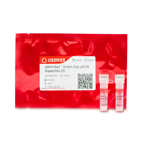 Набор реактивов ДНК-полимераза - qMAXSen™ - Canvax - Taq-полимераза / краситель / для СМЖ в режиме реального времени