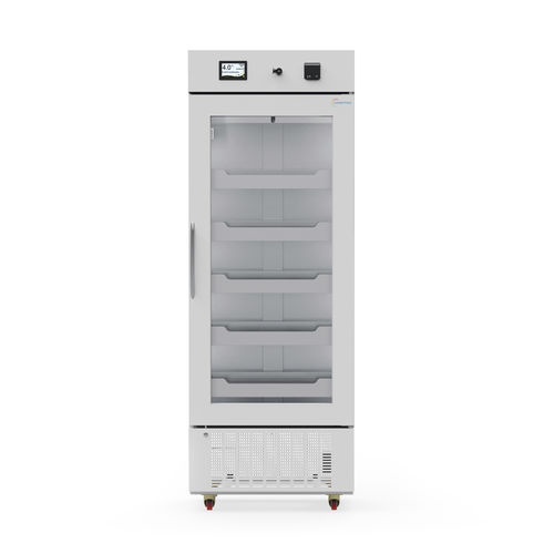 Холодильник для банка крови - M660KN - CoolerMed (Medical Refrigerator and Freezers) - в виде шкафа / на роликах / 1 дверца