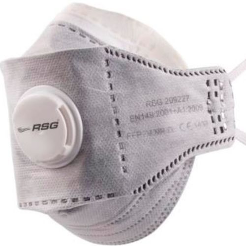 Маска FFP2 - FS AC NR D - RSG Safety - без латекса / с клапаном выдоха / полумаска