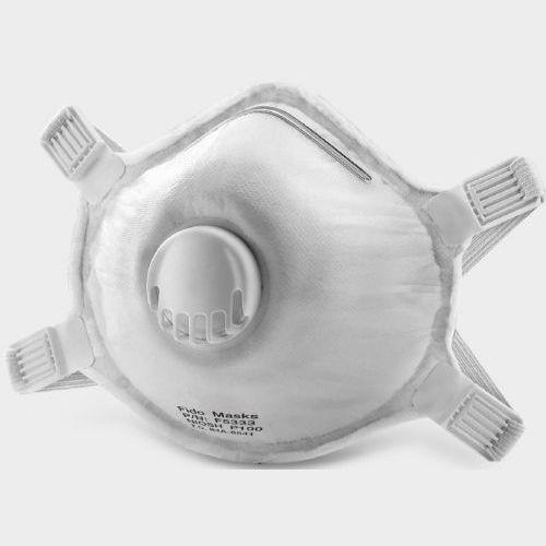 Маска P100 - F5333 - FIDO MASKS CO., LTD. - без латекса / с клапаном выдоха / в форме чашки