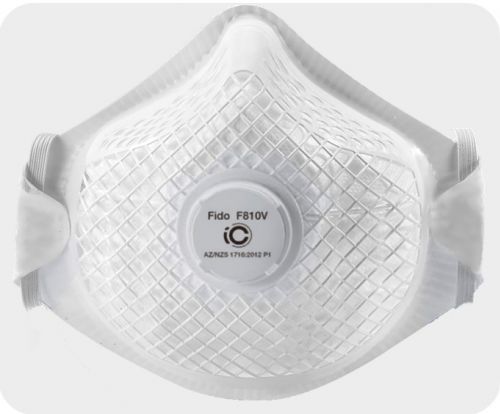 Защитная маска P1 - F810V - FIDO MASKS CO., LTD. - без латекса / с клапаном выдоха / в форме чашки
