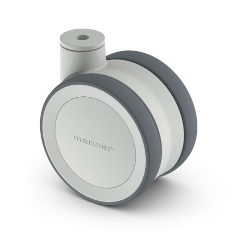 Колесо с тормозом - TW-S-100 GP/K -12 H - Manner Oy - из полиамида / из полипропилена