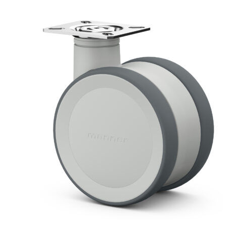 Колесо с тормозом - TWL-S-100 GP/K H - Manner Oy - из полиамида / из полипропилена