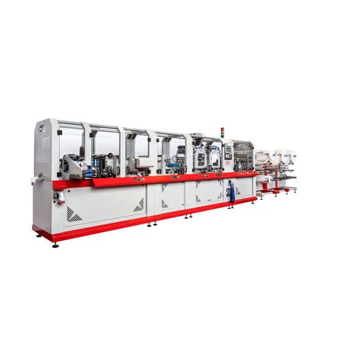 Автоматическая производственная линия - dm packaging group - для масок FFP2/FFP3 / поворотная