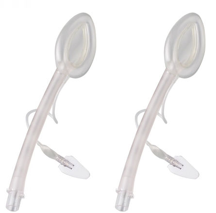 Ларингеальная маска из ПВХ - 101123 series - Guangzhou Orcl Medical - одноразового применения / прозрачная