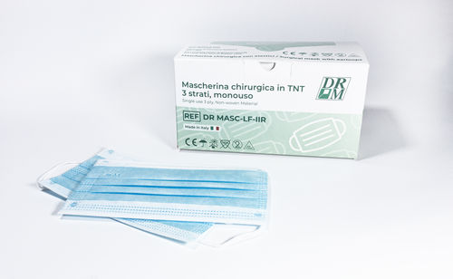 Xирургическая маска типа IIR - DR MASC-LF - D.R.M. - без латекса / без стекловолокна / для взрослых