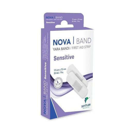 Повязка для защиты кожи из хлопка - Nova Band Sensetive - Seyitler - из полиэтилена / гипоаллергенная / впитывающаяся