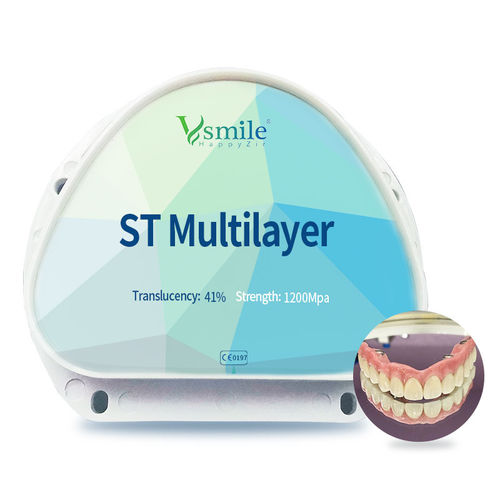 Циркониевый стоматологический материал - ST  - Hunan Vsmile Biotechnology Co. Ltd - CFAO / для стоматологической лаборатории / для зубных коронок