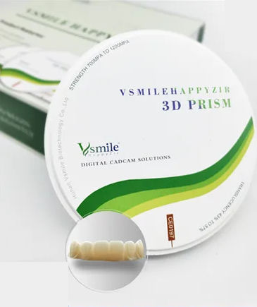 Циркониевый стоматологический материал - Hunan Vsmile Biotechnology Co. Ltd - для стоматологических вкладок / для зубных виниров / CFAO
