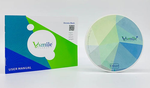 Циркониевый стоматологический материал - ST Preshaded - Hunan Vsmile Biotechnology Co. Ltd - для зубных коронок / для зубных мостов / для систем имплантов