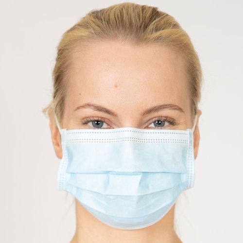 Xирургическая маска EN14683 - Gowri Health House - без латекса / для взрослых / синяя