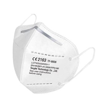 Маска FFP2 - CE2163 - Gowri Health House - из ткани / в форме чашки / унисекс