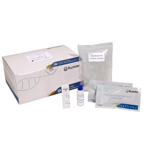 Экспресс-тест лихорадка денге - HUNAN RUNMEI GENE TECHNOLOGY CO.,LTD - на антигены / сыворотки / плазменный