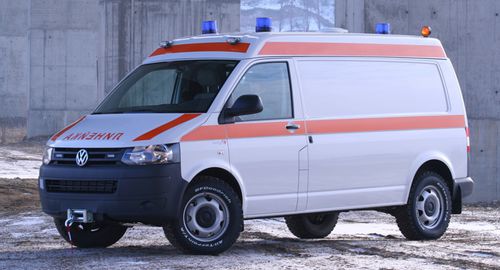 Машина скорой помощи фургон - Volkswagen Transporter - DELTAMED SRL - тип В / повышенной проходимости / механическая