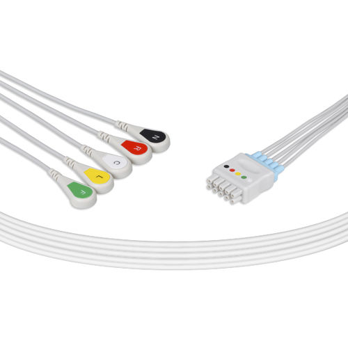 Медицинский кабель ЭКГ - MQ5-90S-I - Unimed Medical Supplies - 5 проводов / для GE Healthcare / многоразовый