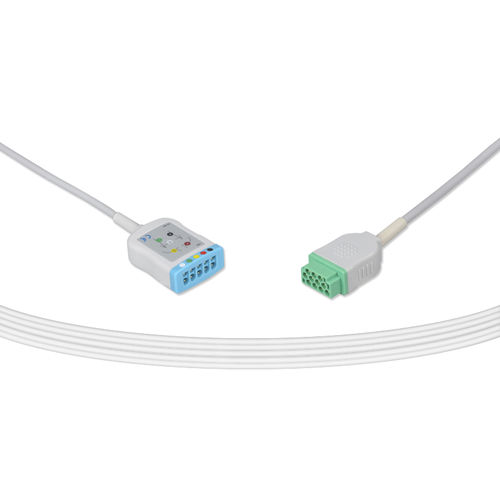 Медицинский кабель ЭКГ - MQ-2586-I - Unimed Medical Supplies - 5 проводов / для GE Healthcare