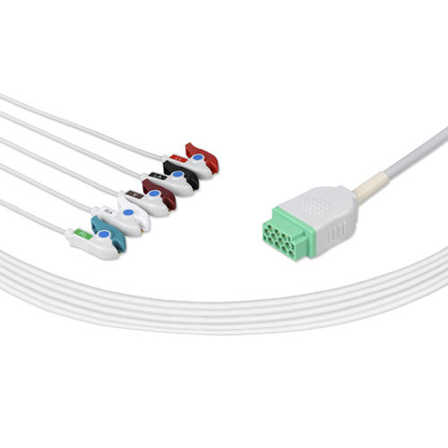 Медицинский кабель ЭКГ - 2586P - Unimed Medical Supplies - 5 проводов / для GE Healthcare / многоразовый