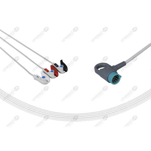 Медицинский кабель ЭКГ - 2327P - Unimed Medical Supplies - 3 провода / для Medtronic / многоразовый
