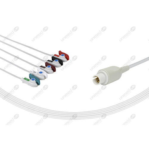 Медицинский кабель ЭКГ - 2505P - Unimed Medical Supplies - 5 проводов / для Mortara / многоразовый