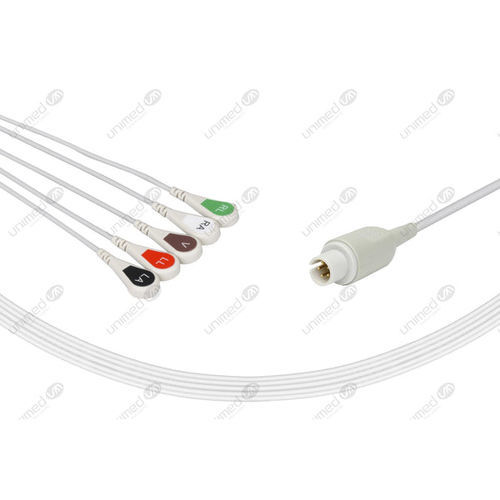 Медицинский кабель ЭКГ - 2505S - Unimed Medical Supplies - 5 проводов / для Mortara / многоразовый