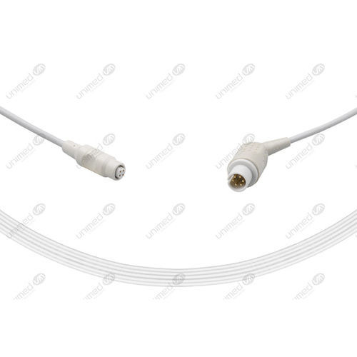 Кабель ИАД с розеткой - BC-6P-BB - Unimed Medical Supplies - для Philips / для Mortara / для Edan
