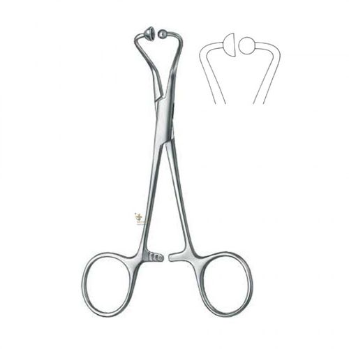 Зажим для хирургии - M-14-077 - Medicta Instruments - с зажимом / по Бакхаусу