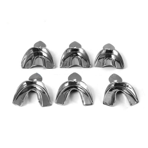 Стоматологическая оттискная ложка частичный зубной ряд - 60-100-001 - Medicta Instruments - верхняя / неперфорированная