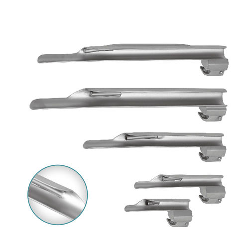Клинок для ларингоскопа Миллер - MI - 1011-00 - Medicta Instruments - из нержавеющей стали / оптоволоконный