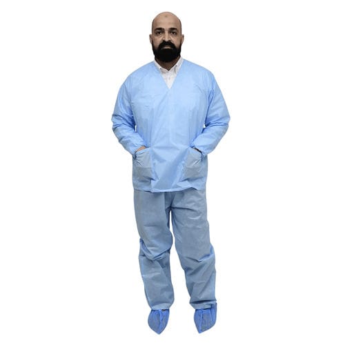 Медицинские брюки и блуза унисекс - FVSurgical - для одноразового применения / нетканый / антистатический