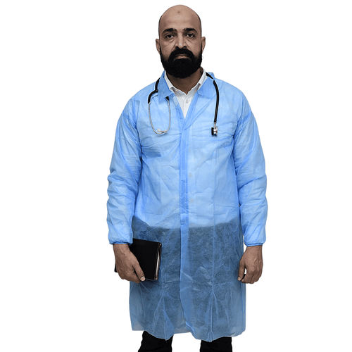 Медицинский халат унисекс - FVSurgical - для одноразового применения / нетканая / противомикробная