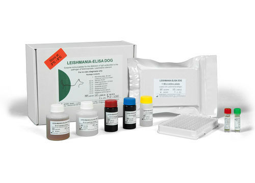 Ветеринарный набор для теста - LEISHMANIA-IgG ELISA DOG - INDICAL BIOSCIENCE GmbH - лейшманиоз / для собак / IgG