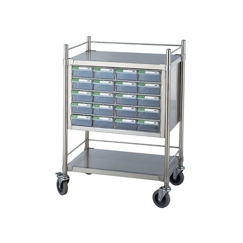 Медицинская тележка - SW-MC32 - Sungwon Industry co, Ltd - для медикамента / для распределения лекарств / из нержавеющей стали