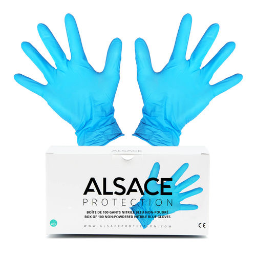 Нитриловая перчатка - Alsace Protection - медицинская / для лабораторий / для мытья
