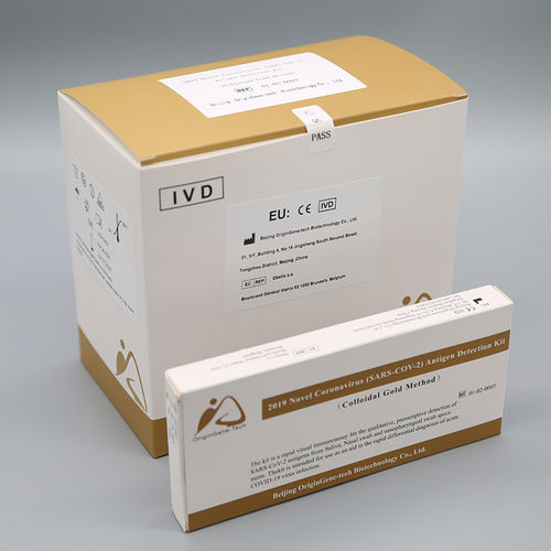 Набор для теста COVID-19 - Colloidal Gold - Beijing OriginGene-Tech Biotechnology Co.,Ltd - на антигены / SARS-COV-2 / на коронавирус