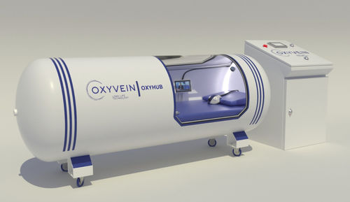 Барокамера для оксигенотерапии - Oxyhub - Oxyvein Hyperbaric - на колесиках / одноместная