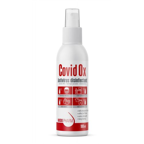 Дезинфицирующее средство для полов и поверхностей - CovidOx  - MidoPharm - жидкость / 100 мл / на спиртовой основе