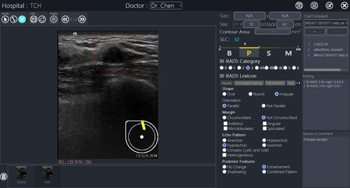 Программное обеспечение для составления отчетности - BR-FHUS Viewer™ - TaiHao Medical - визуализатор / для диагностики / для диагностики рака молочной железы