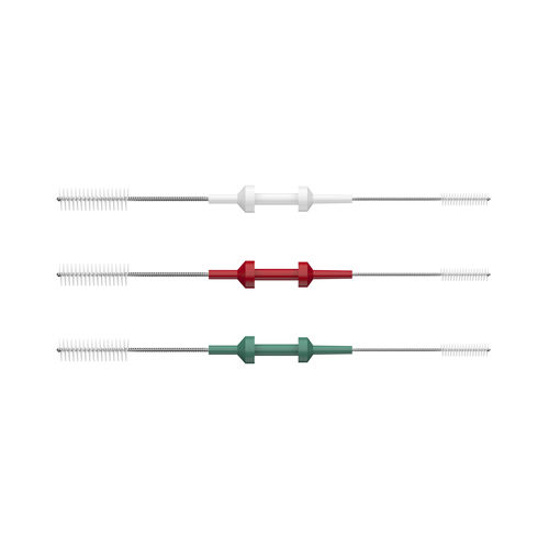 Чистящая щетка для эндоскопов - ATE-SQS-5*10*160 - Jiangsu Ate Medical Technology - из пластика / с двойной головкой / нестерильная