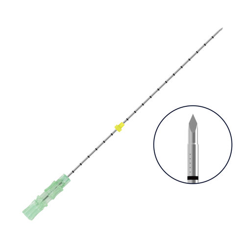 Игла для гистологической биопсии - FLAT BLADE - Shanghai SA Medical & Plastic Instruments - для биопсии мягких тканей / для цитологической биопсии / эхогенная
