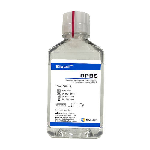 Реактив DPBS - Dakewe (Shenzhen) Medical Equipment Co., Ltd. - буферный раствор / для клеточной культуры / жидкость