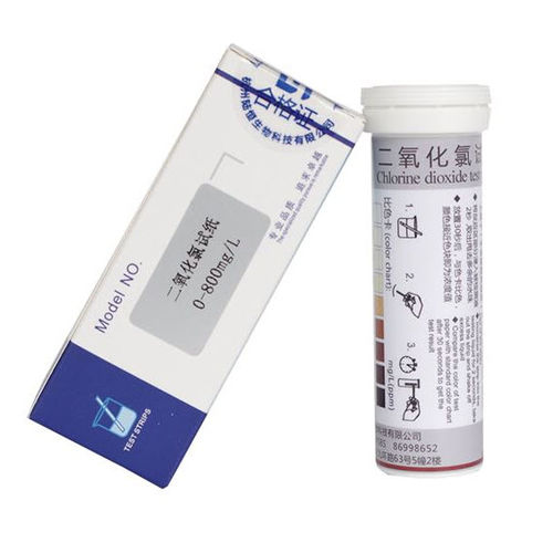 Тест-полоска для анализа воды - LH1019 - Hangzhou Lohand Biological Technology Co., Ltd. - на диоксид хлора / для воды / колориметрическая