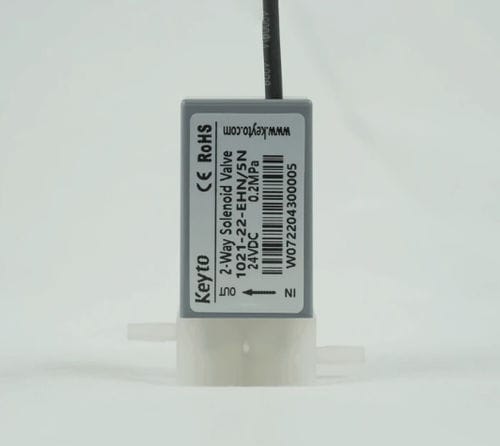 Клапан медицинской - 1021 series - Shenzhen Keyto Fluid Technology Co., Ltd. - с соленоидом / из ПТФЭ / PVDF