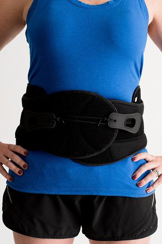 Поддерживающий пояс для поясничной зоны - LSO™ Gen II - Dr Medical - для взрослых / полужесткий / черный