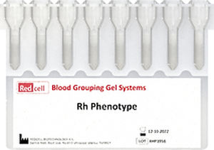 Набор для теста для определения группы крови - RCRP - Redcell Biotechnology - крови