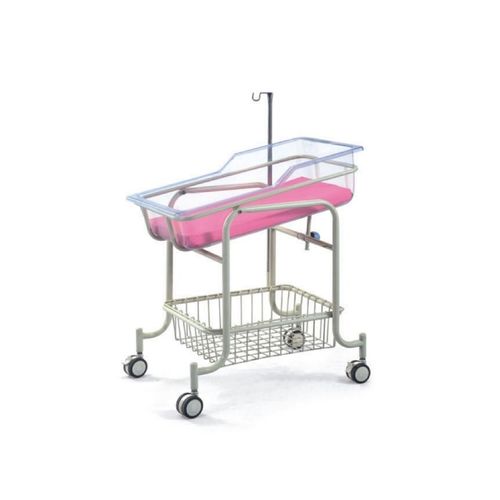 Медицинская люлька с фиксированной высотой - XF606 - Foshan Xufeng Medical Technology Co., Ltd. - на роликах / с ящиком для хранения / из нержавеющей стали