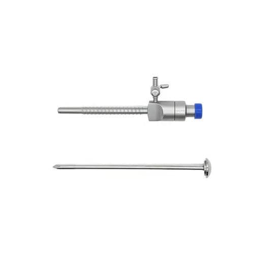Лапароскопический трокар - PS-J-085 - Peak Surgicals - с лезвием / с отверстием инсуффляции / с приемной гильзой